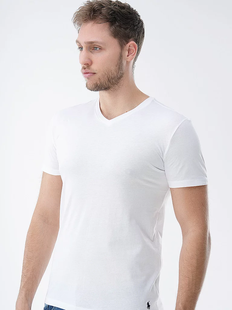 POLO RALPH LAUREN T-shirt lot de 3 blanc blanc | S